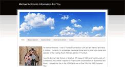 Desktop Screenshot of michaelantonini.info