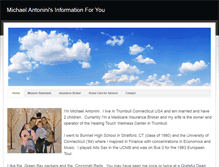 Tablet Screenshot of michaelantonini.info
